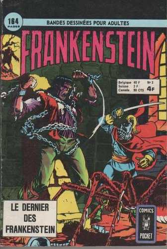 Scan de la Couverture Frankenstein n 3